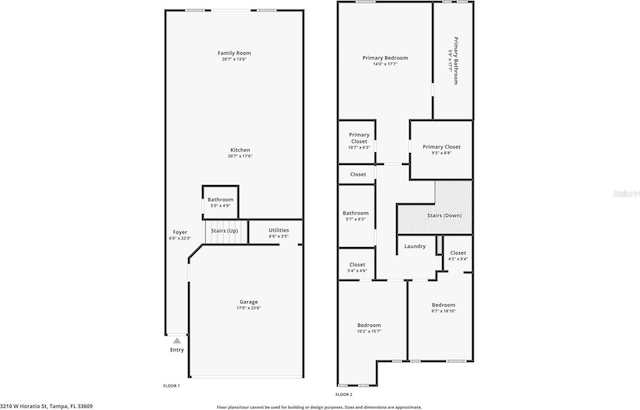 3210 W Horatio St Unit 9, Tampa, FL 33609 - view of floor plan / room layout