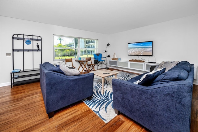 4050 4th St N Unit 116, Saint Petersburg, FL 33703 - living area featuring wood finished floors