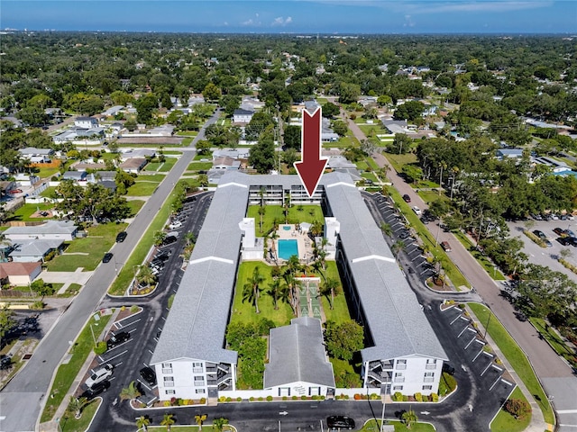 4050 4th St N Unit 116, Saint Petersburg, FL 33703 - aerial overview of property's location with a pool