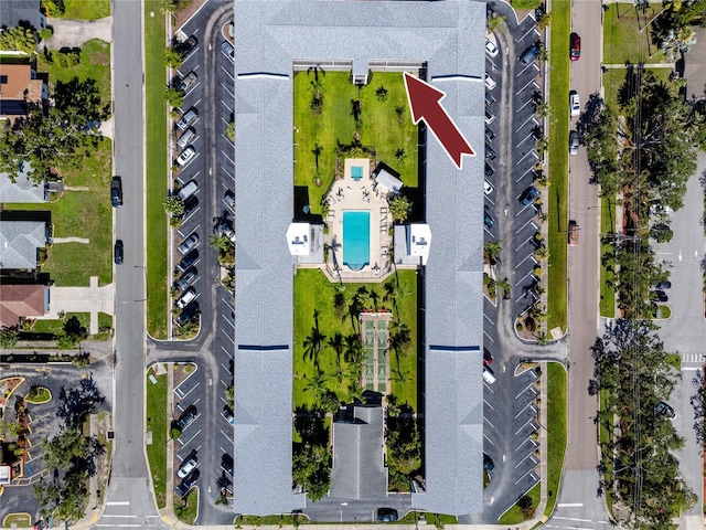 4050 4th St N Unit 116, Saint Petersburg, FL 33703 - aerial view of a pool area