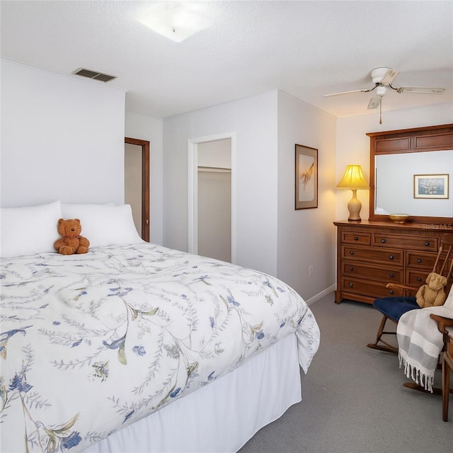 235 Old Welcome Rd, Lithia, FL 33547 - bedroom with carpet floors and a ceiling fan