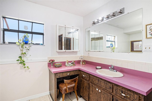 235 Old Welcome Rd, Lithia, FL 33547 - bathroom featuring vanity and tile patterned flooring