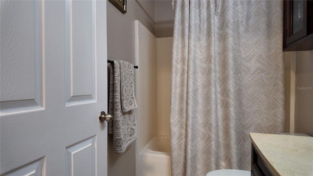 270 Planter Rd, Spring Hill, FL 34606 - full bathroom featuring shower / bath combo and vanity