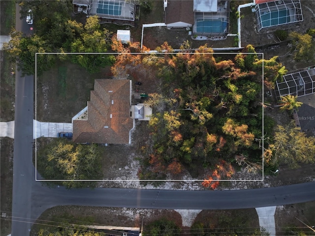 270 Planter Rd, Spring Hill, FL 34606 - aerial view of property's location featuring property parcel outlined
