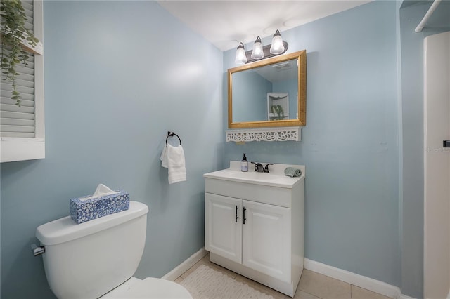 811 W Peninsular St, Tampa, FL 33603 - bathroom with vanity and tile patterned floors