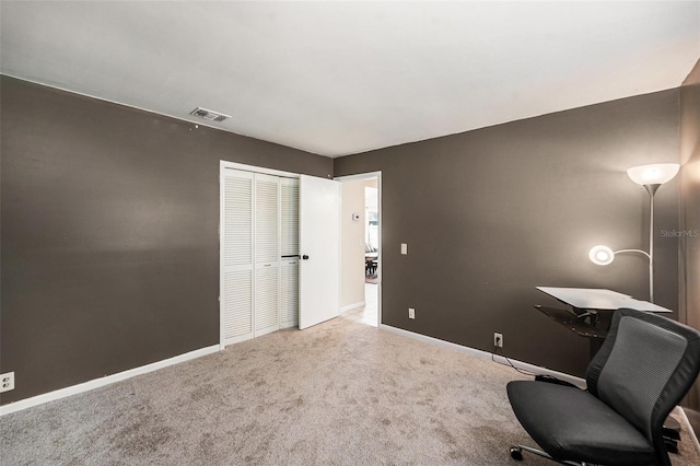 1763 Pebble Hill Ct, Palm Harbor, FL 34683 - sitting room with carpet floors and baseboards