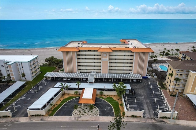 1150 Tarpon Center Dr Unit 1D, Venice, FL 34285 - drone / aerial view of unending shoreline and apartment complex