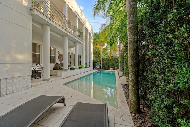2711 W Trilby Ave, Tampa, FL 33611 - view of swimming pool featuring a patio and area for grilling