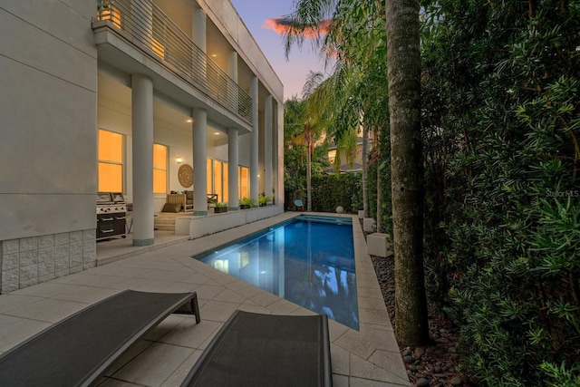 2711 W Trilby Ave, Tampa, FL 33611 - view of swimming pool featuring a patio area and grilling area