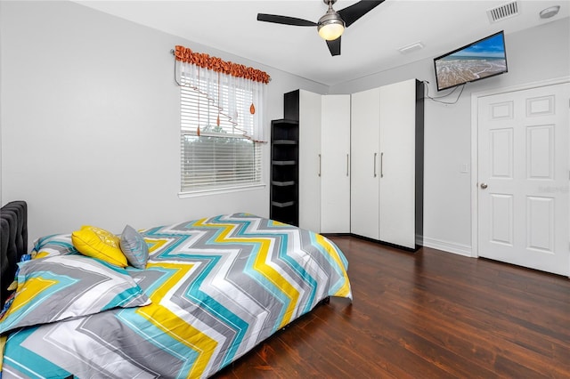 1601 Fox Grape Loop, Lutz, FL 33558 - bedroom with wood finished floors and ceiling fan
