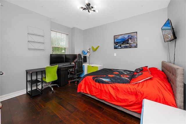 1601 Fox Grape Loop, Lutz, FL 33558 - bedroom featuring hardwood / wood-style flooring and a desk