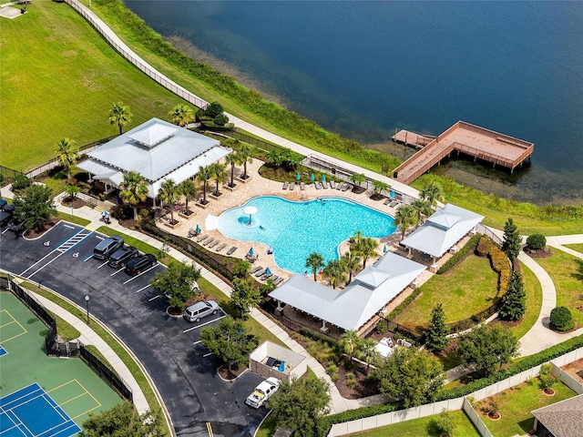 1601 Fox Grape Loop, Lutz, FL 33558 - aerial view of a pool area