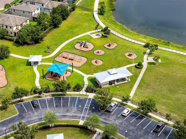 1601 Fox Grape Loop, Lutz, FL 33558 - bird's eye view of a large body of water