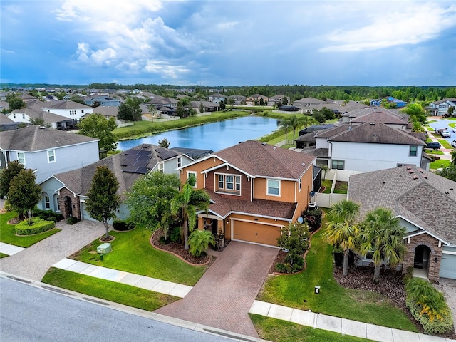 1601 Fox Grape Loop, Lutz, FL 33558 - aerial perspective of suburban area with a large body of water