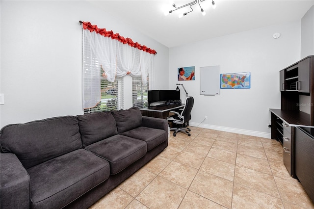 1601 Fox Grape Loop, Lutz, FL 33558 - office with light tile patterned flooring and baseboards