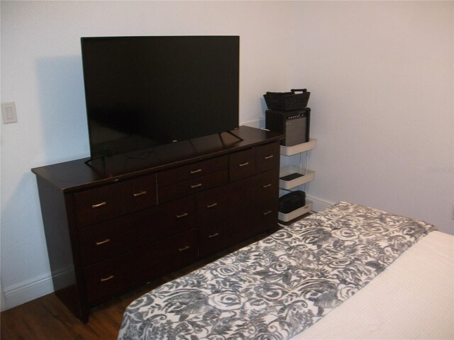 12411 Brookside St, Spring Hill, FL 34609 - bedroom featuring dark wood finished floors and baseboards
