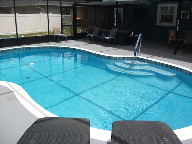 12411 Brookside St, Spring Hill, FL 34609 - view of pool with a lanai and a patio area