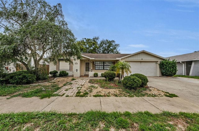 4143 Gray Squirrel Ln, New Port Richey, FL 34653 - ranch-style house featuring an attached garage, driveway, and brick siding