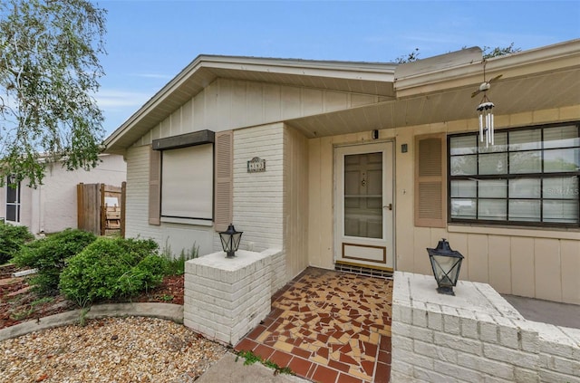 4143 Gray Squirrel Ln, New Port Richey, FL 34653 - doorway to property with brick siding