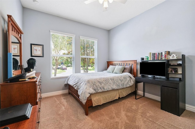 6007 Quartz Lake Way, Lithia, FL 33547 - bedroom with light carpet and ceiling fan
