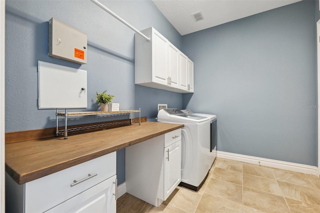 6007 Quartz Lake Way, Lithia, FL 33547 - laundry area featuring washing machine and dryer and cabinet space