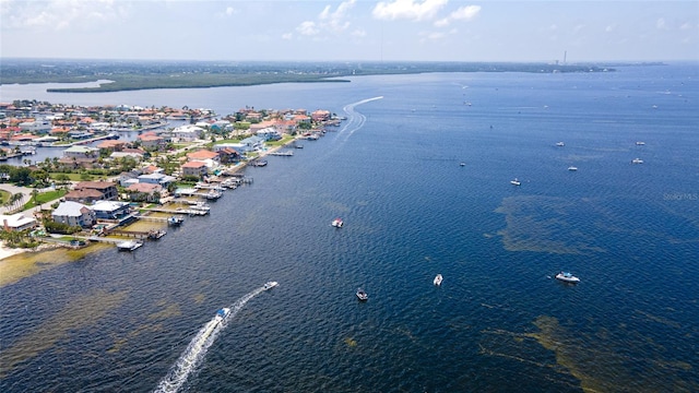 4252 Floramar Ter, New Port Richey, FL 34652 - aerial view of residential area with a large body of water