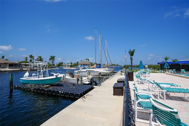 4252 Floramar Ter, New Port Richey, FL 34652 - dock area with a water view