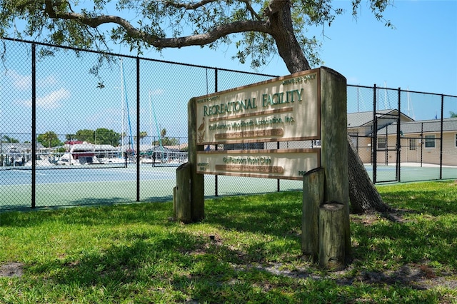 4252 Floramar Ter, New Port Richey, FL 34652 - view of tennis court