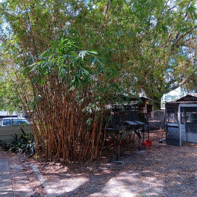 6615 New Tampa Hwy, Lakeland, FL 33815 - view of yard featuring exterior structure