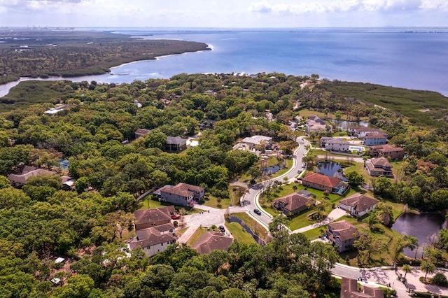 7849 Marsh Pointe Dr, Tampa, FL 33635 - aerial view of property and surrounding area with a nearby body of water and nearby suburban area