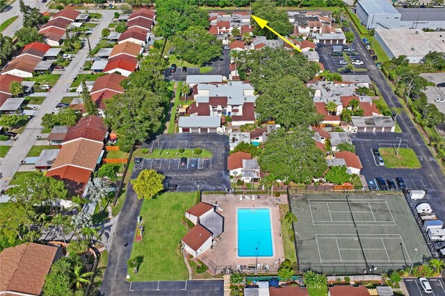 2095 Sunset Point Rd Unit 2201, Clearwater, FL 33765 - aerial view of property's location with nearby suburban area