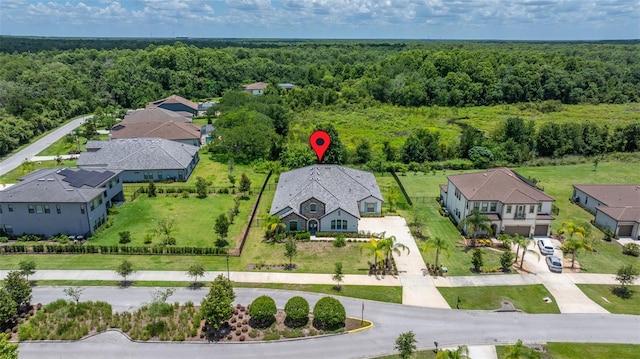 2839 Cordoba Ranch Blvd, Lutz, FL 33559 - aerial view of residential area featuring a heavily wooded area