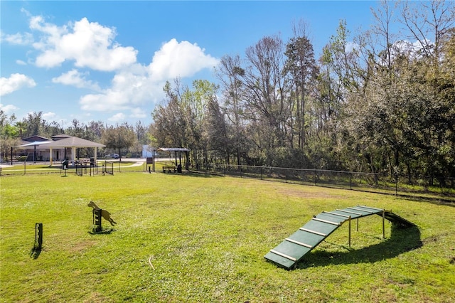 2839 Cordoba Ranch Blvd, Lutz, FL 33559 - surrounding community featuring a dog friendly area, a gazebo, and view of scattered trees