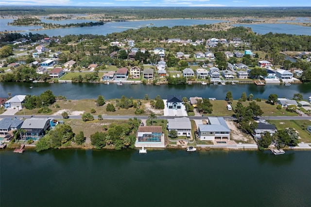 3243 Azalea Dr, Hernando Beach, FL 34607 - aerial view of residential area with a nearby body of water