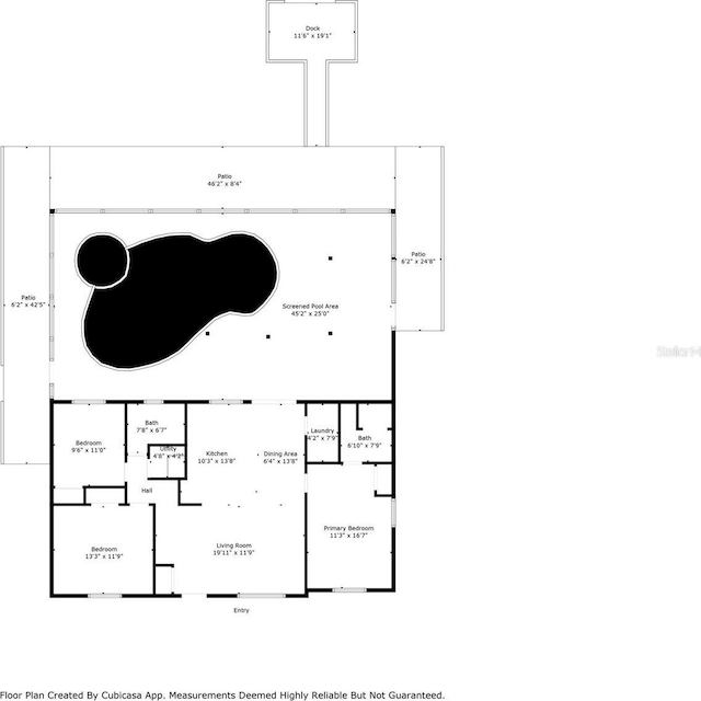 3243 Azalea Dr, Hernando Beach, FL 34607 - view of property floor plan