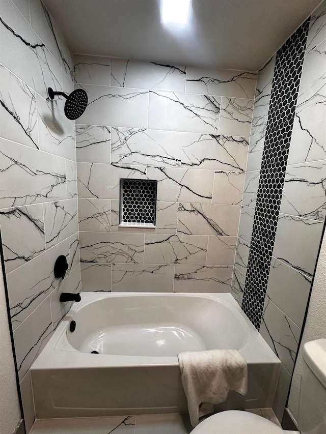 5950 Edison St, Cocoa, FL 32927 - bathroom featuring toilet and bathtub / shower combination