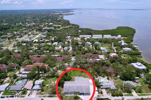 1445 Coburn Dr, Tarpon Springs, FL 34689 - view of property location with a large body of water and nearby suburban area