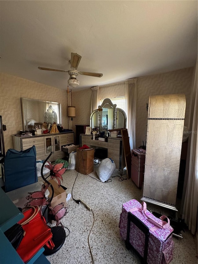1106 Trellis Ave, Spring Hill, FL 34606 - bedroom with a ceiling fan
