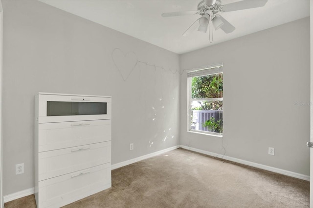 18419 Merseyside Loop, Land O Lakes, FL 34638 - unfurnished bedroom with carpet flooring and ceiling fan