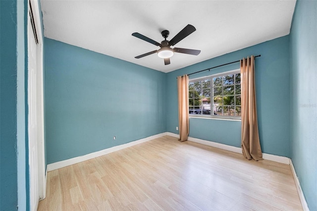 12995 NE 5th Ave, North Miami, FL 33161 - unfurnished room featuring ceiling fan and wood finished floors