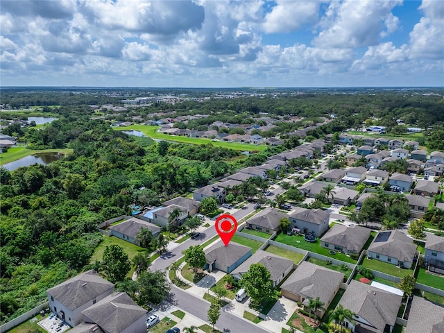10119 Rose Petal Pl, Riverview, FL 33578 - aerial perspective of suburban area featuring a nearby body of water