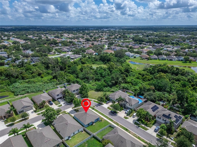 10119 Rose Petal Pl, Riverview, FL 33578 - aerial view of property's location with nearby suburban area and a large body of water