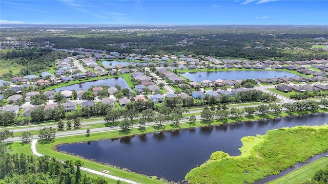 5830 100th Ave E, Parrish, FL 34219 - aerial overview of property's location with nearby suburban area and a large body of water