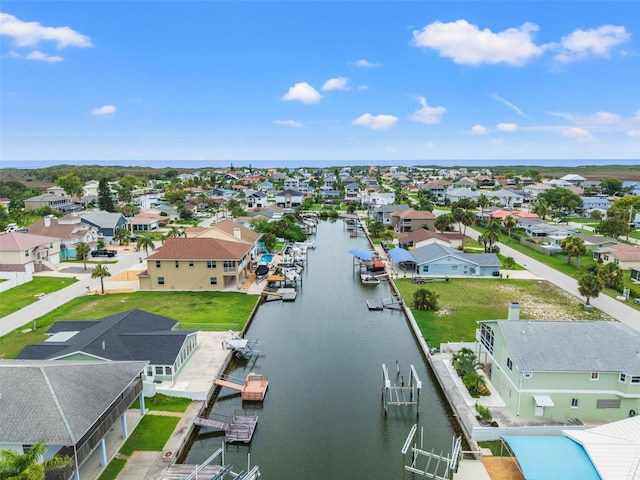 7401 Islander Ln, Hudson, FL 34667 - aerial view of residential area featuring a nearby body of water