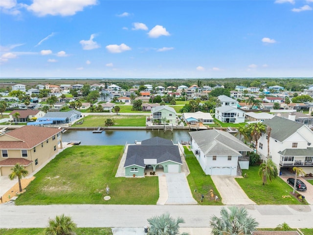 7401 Islander Ln, Hudson, FL 34667 - aerial view of residential area with a large body of water