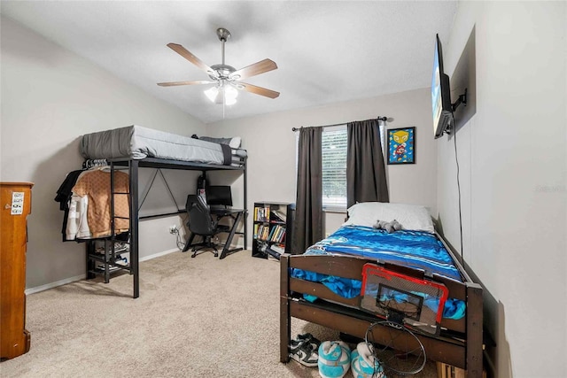 3350 Fox Hunt Dr, Palm Harbor, FL 34683 - bedroom with carpet floors and a ceiling fan