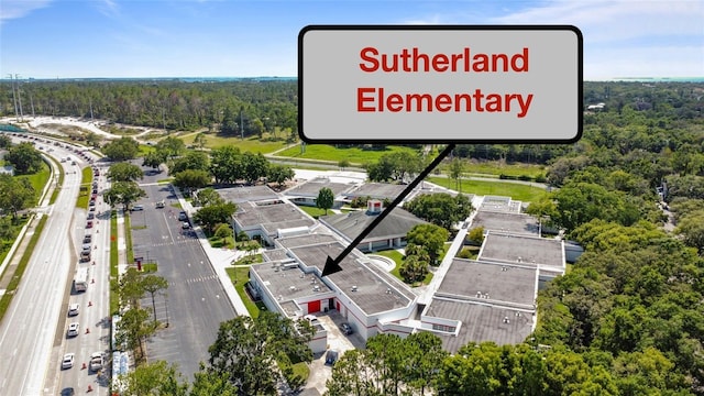 3350 Fox Hunt Dr, Palm Harbor, FL 34683 - bird's eye view of a highway and a forest