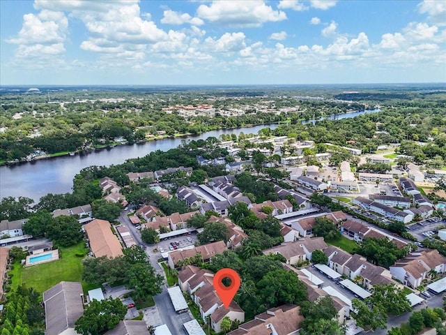 7811 Niagara Ave Unit 2125, Tampa, FL 33617 - aerial perspective of suburban area with a nearby body of water