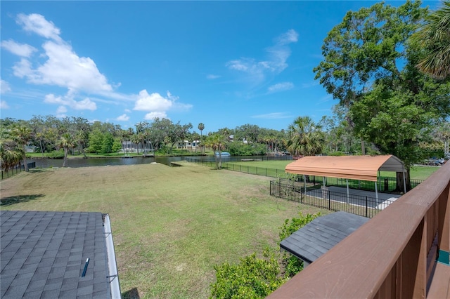 6108 Oak Ridge Ave, New Port Richey, FL 34653 - view of yard featuring a water view and view of wooded area