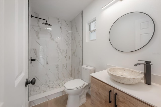 6108 Oak Ridge Ave, New Port Richey, FL 34653 - full bath featuring vanity and a marble finish shower
